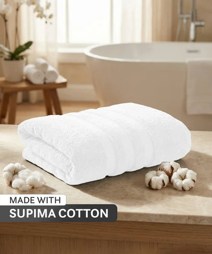 MyTRIDENT Luxe Home 100% Supima Cotton Bath Towel (600 GSM | 75 cm x 150 cm) – Ultra-Plush & Absorbent