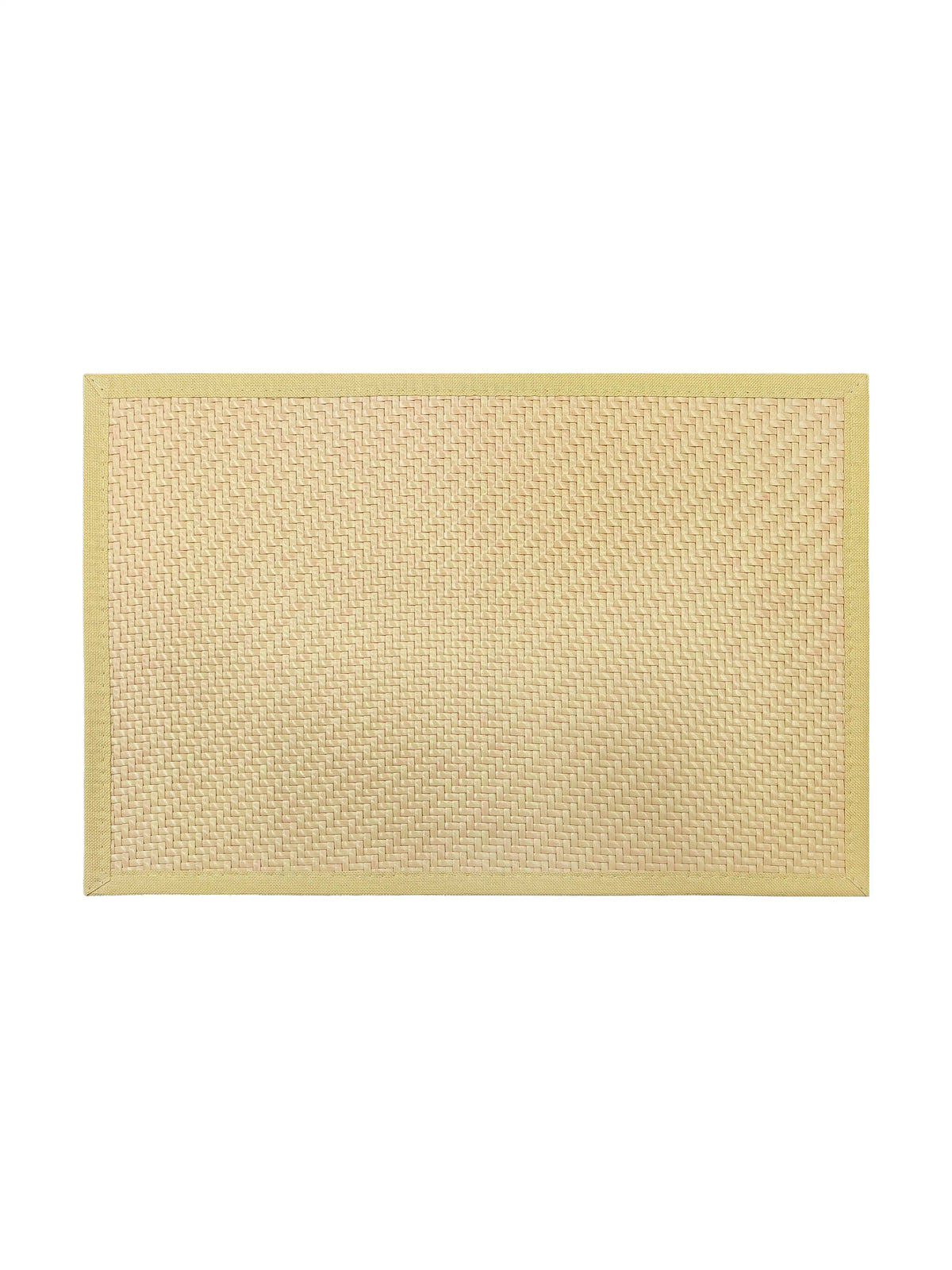 Freelance Woven Border Table Placemats | Pack of 6 Washable Table Mats (30x45 cm)