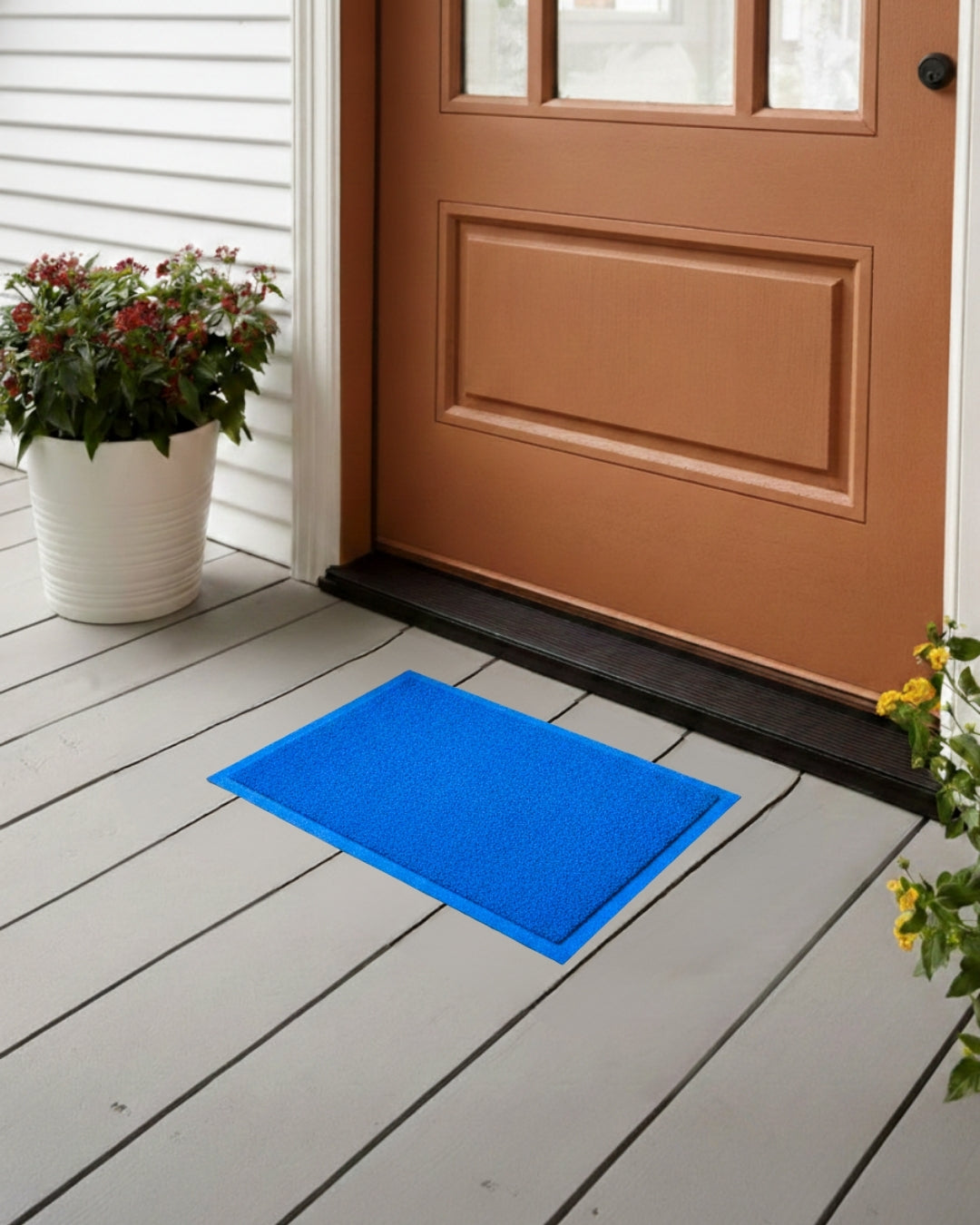 Premium PVC Noodle Anti-Skid Door Mat | Heavy-Duty Dirt Trapper
