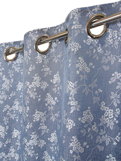 AtoZ Home Decor Floral Window & Door Curtains (Multiple Sizes & Colors)