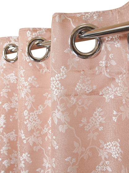 AtoZ Home Decor Floral Window & Door Curtains (Multiple Sizes & Colors)