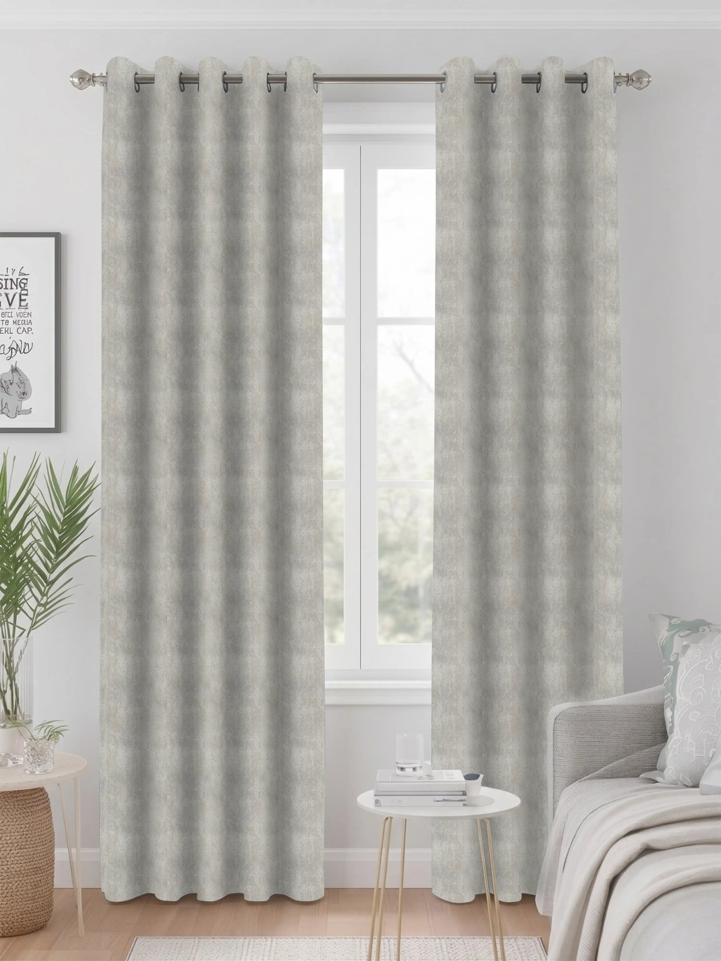 Abstract Venetian Stucco Darkout Curtains – Custom & Readymade