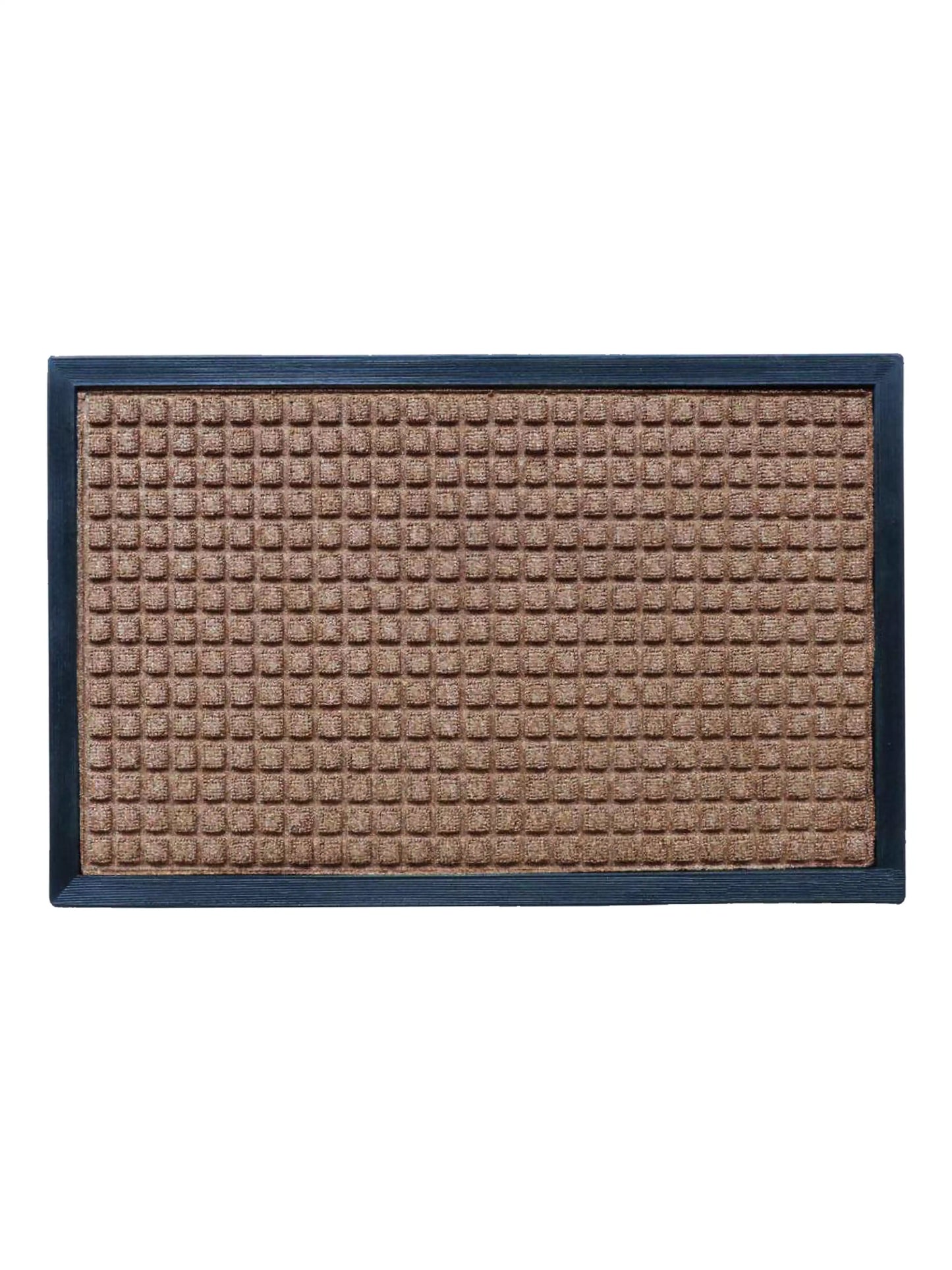 AtoZ Home Decor Square Pattern Rubber Doormat (Available in Multiple Sizes & Colors)