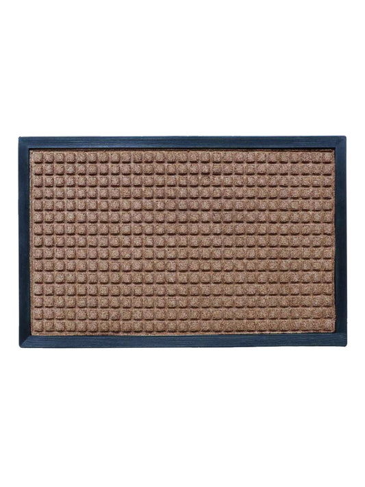 AtoZ Home Decor Square Pattern Rubber Doormat (Available in Multiple Sizes & Colors)