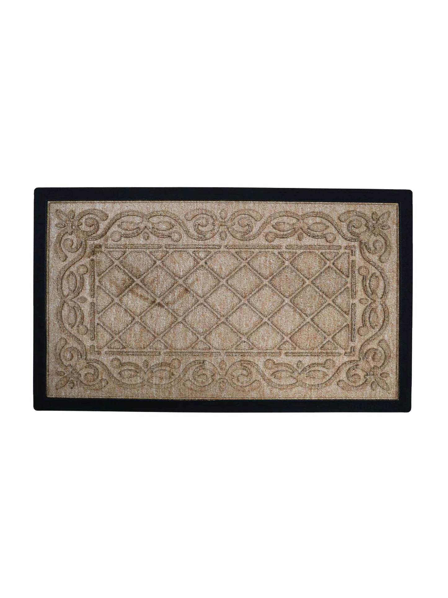 AtoZ Home Decor Tristan Ribbed Doormat (75x45 cm, Available in Multiple Colors)