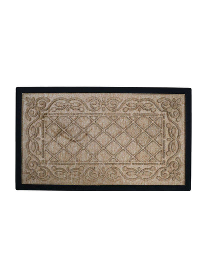 AtoZ Home Decor Tristan Ribbed Doormat (75x45 cm, Available in Multiple Colors)