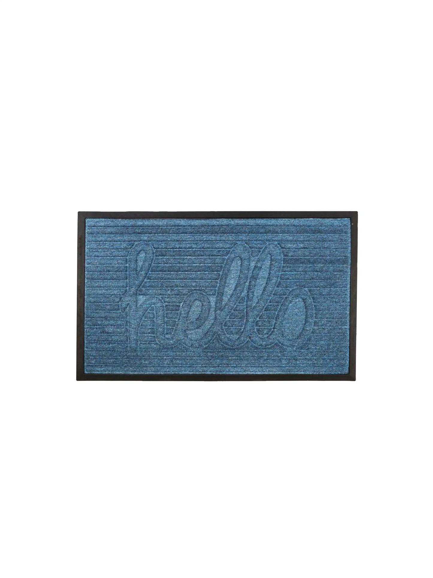 AtoZ Home Decor 'Hello' Ribbed Script Doormat (Available in Multiple Sizes & Colors)