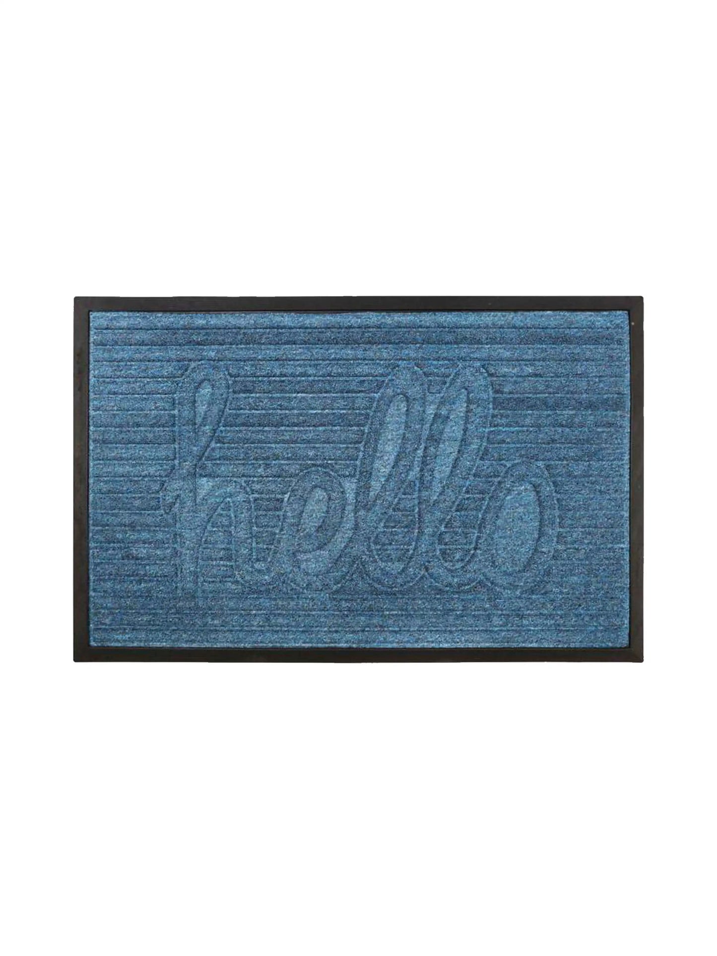 AtoZ Home Decor 'Hello' Ribbed Script Doormat (Available in Multiple Sizes & Colors)