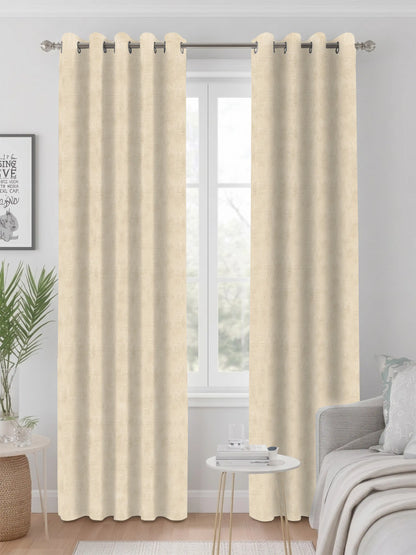 Atoz Home Decor Modern Textured 80% Blackout Curtains (Custom & Readymade)