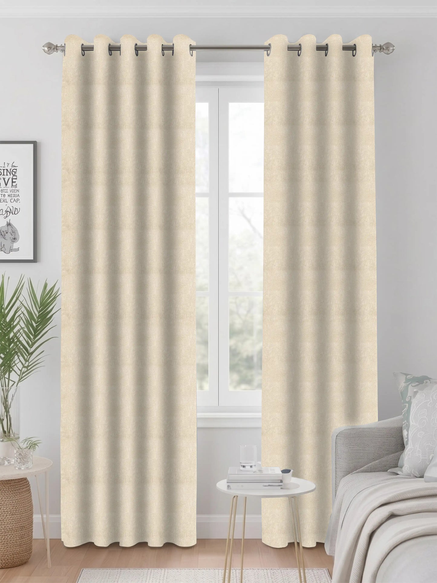 Abstract Venetian Stucco Darkout Curtains – Custom & Readymade