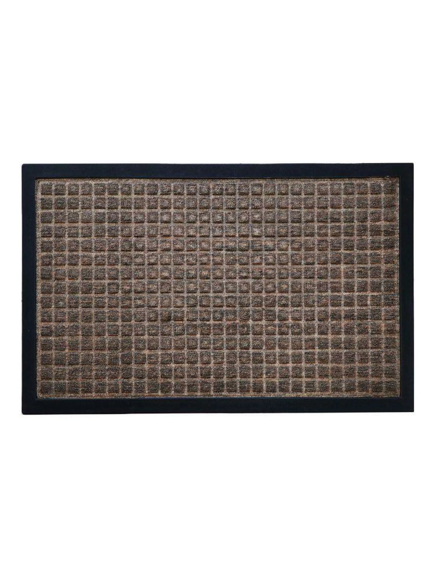 AtoZ Home Decor Square Pattern Rubber Doormat (Available in Multiple Sizes & Colors)