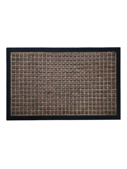 AtoZ Home Decor Square Pattern Rubber Doormat (Available in Multiple Sizes & Colors)