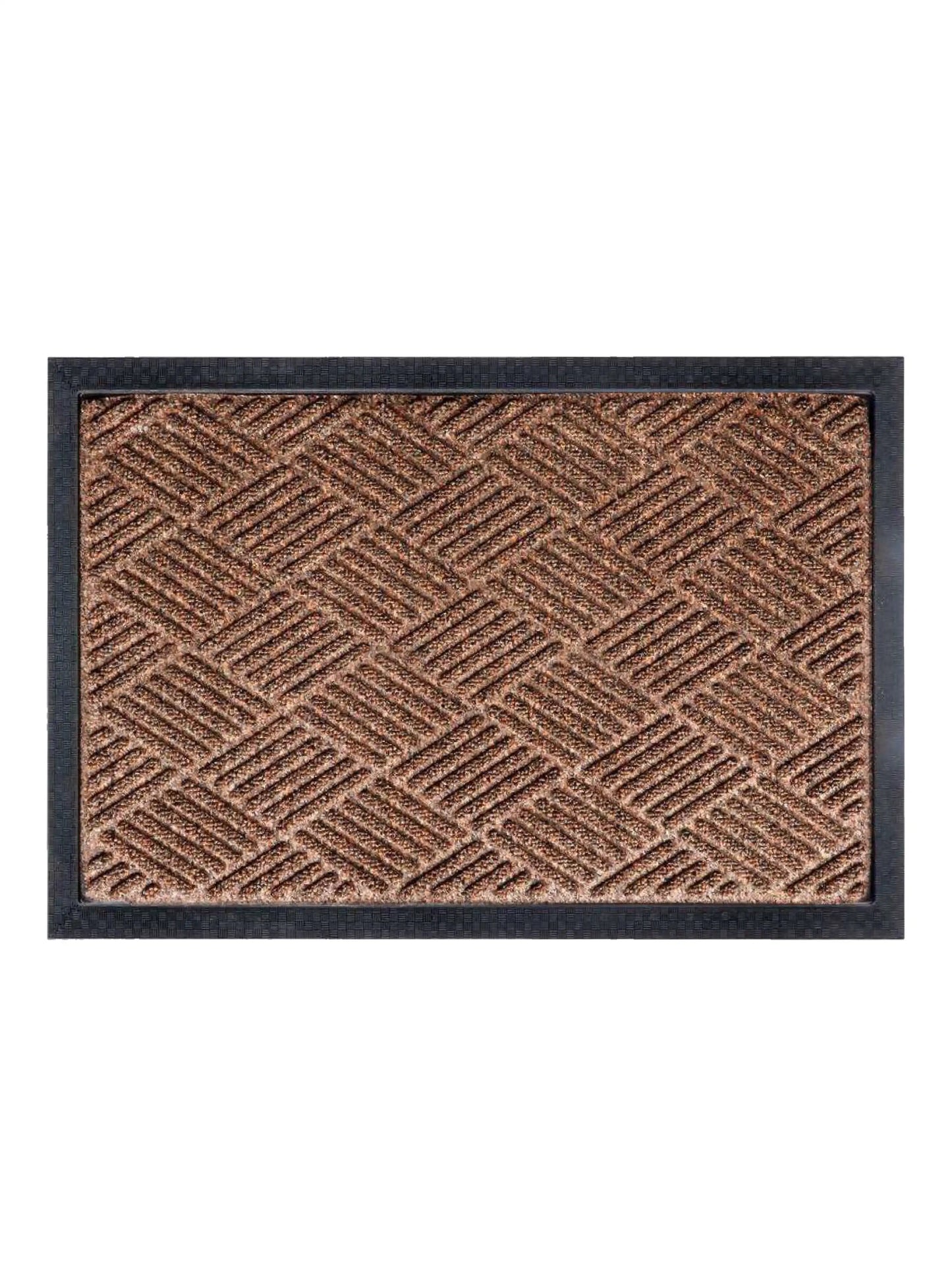 AtoZ Home Decor Geometric Grid Scraper Entrance Door Mat (60x40 cm)