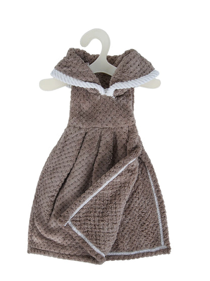 AtoZ Home Decor Cute Dress-Shaped Quick Dry Hand Towel for Kitchen & Bath | Pack of 1 or 2