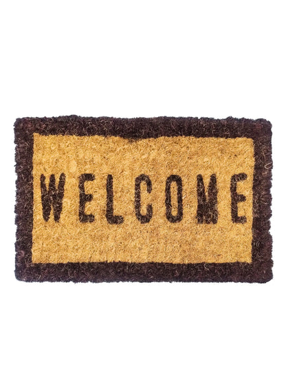 AtoZ Home Decor Classic Coir "Welcome" Doormat (Multiple Sizes & Colors)