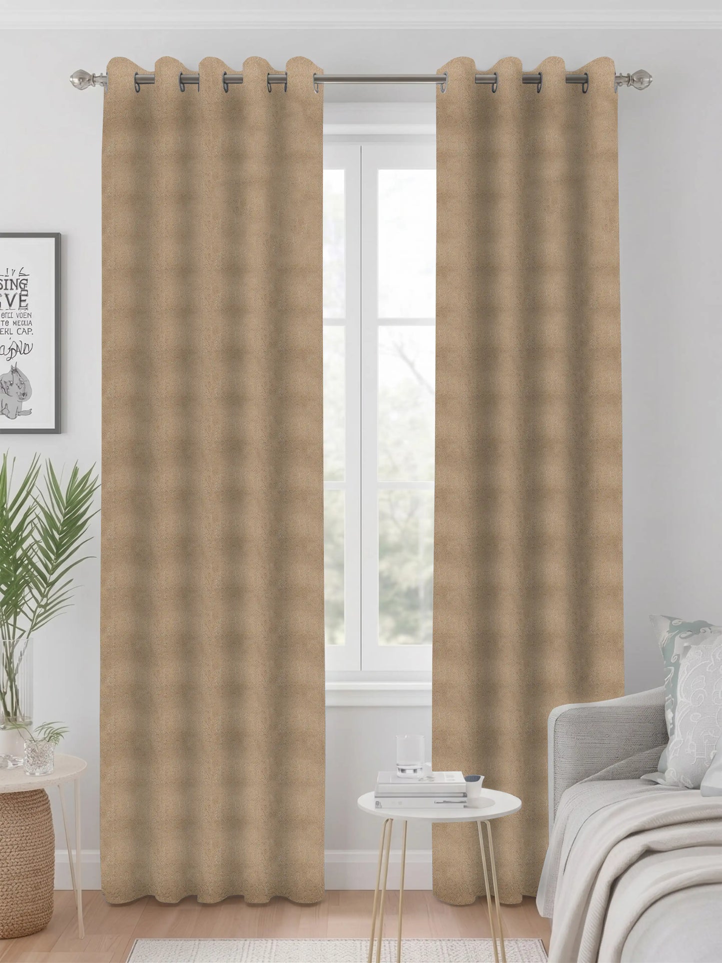 Organic Abstract Darkout Curtains – Custom & Readymade