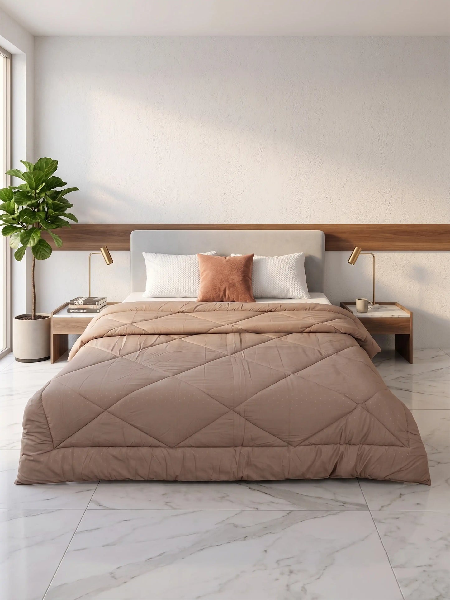 Star Collection Reversible Double Bed Comforter (230x275 cm)