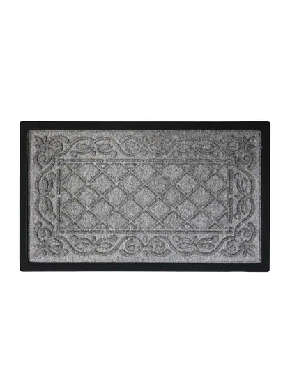 AtoZ Home Decor Tristan Ribbed Doormat (75x45 cm, Available in Multiple Colors)