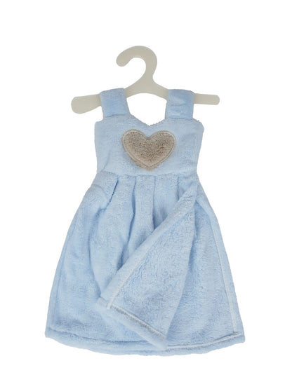 AtoZ Home Decor Cute Dress-Shaped Quick Dry Hand Towel for Kitchen & Bath | Pack of 1 or 2