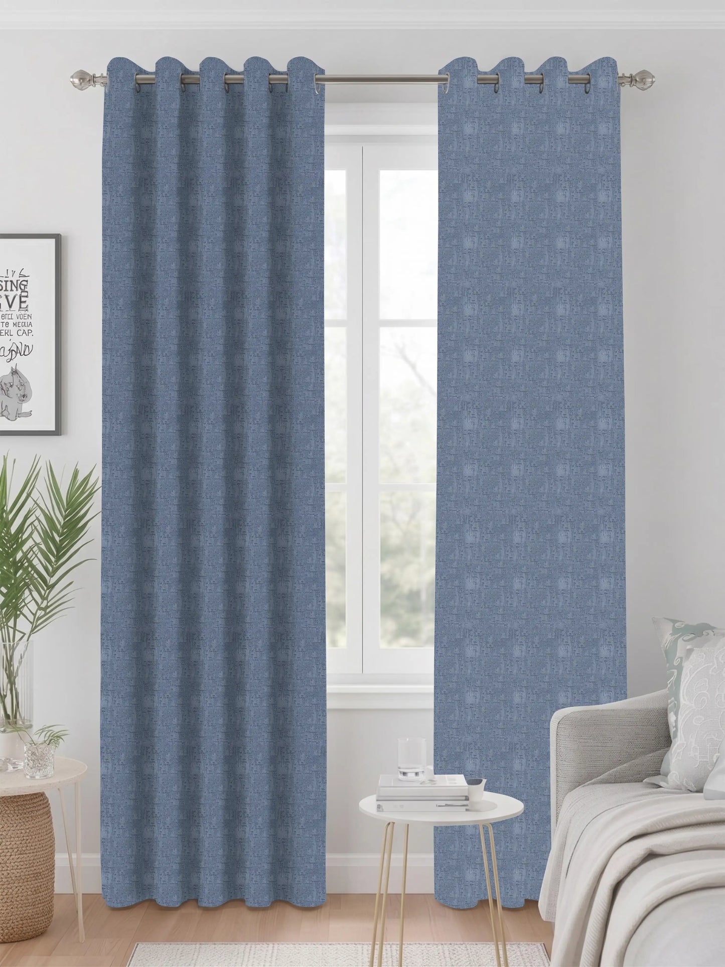 Atoz Home Decor Modern Textured 80% Blackout Curtains (Custom & Readymade)