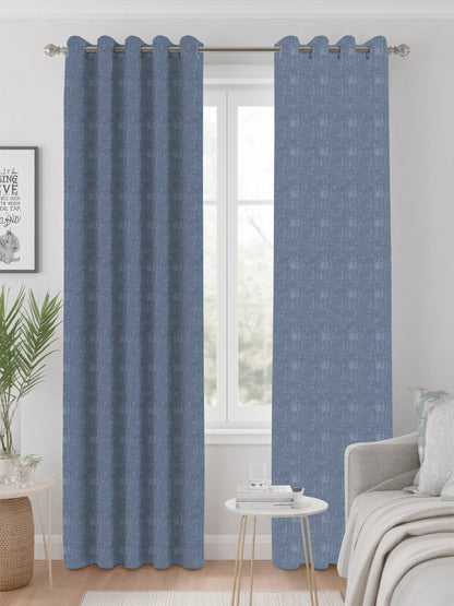 Atoz Home Decor Modern Textured 80% Blackout Curtains (Custom & Readymade)