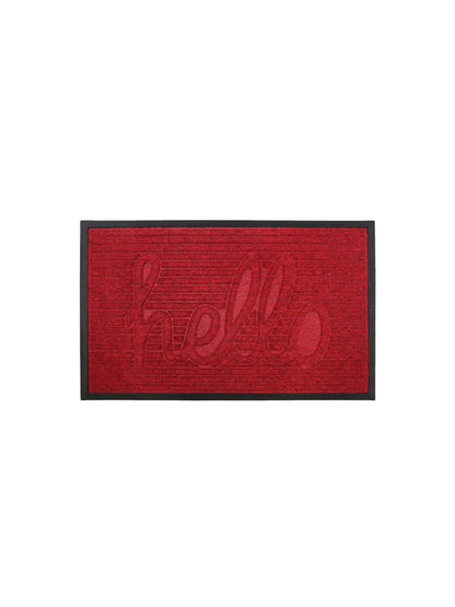 AtoZ Home Decor 'Hello' Ribbed Strips Doormat (Available in Multiple Sizes)