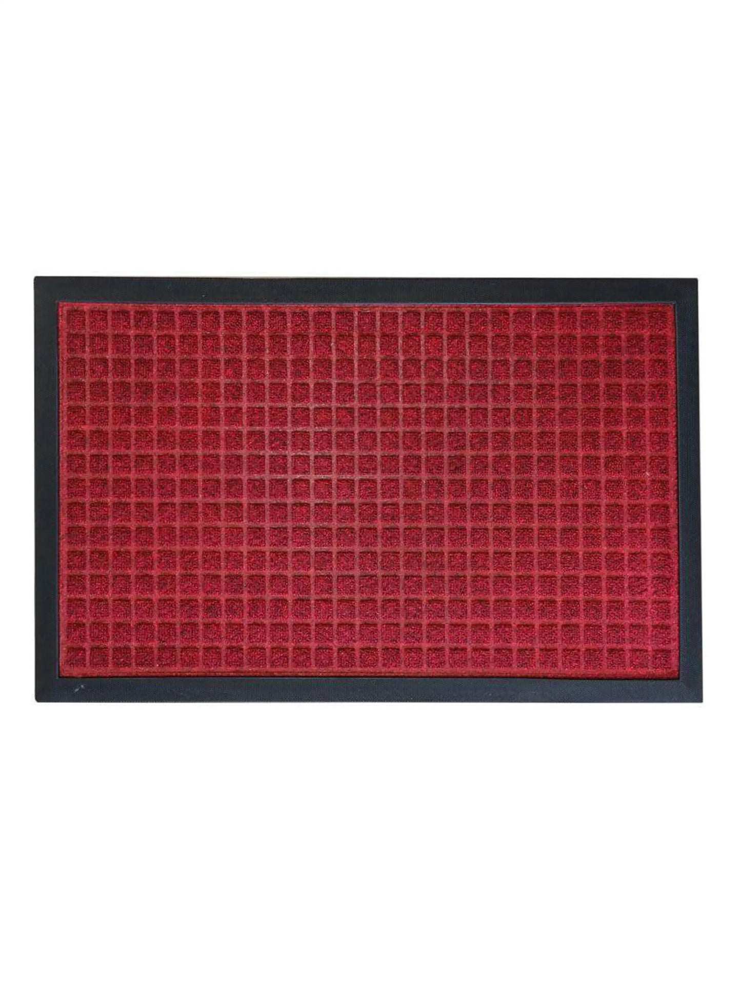 AtoZ Home Decor Square Pattern Rubber Doormat (Available in Multiple Sizes & Colors)