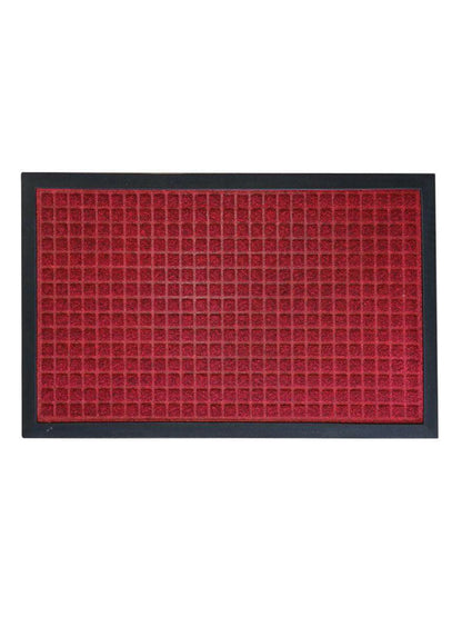 AtoZ Home Decor Square Pattern Rubber Doormat (Available in Multiple Sizes & Colors)