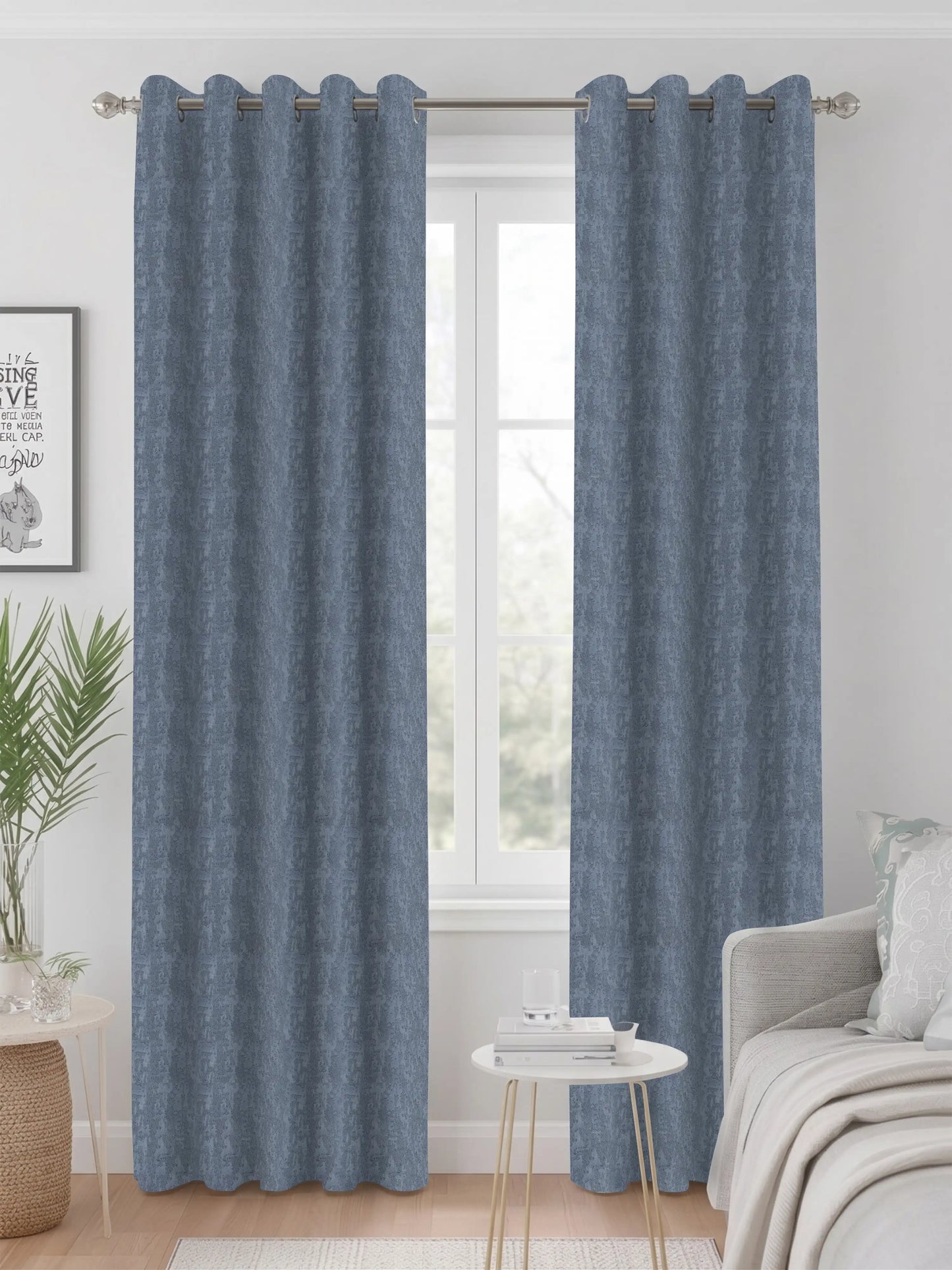 Abstract Venetian Stucco Darkout Curtains – Custom & Readymade
