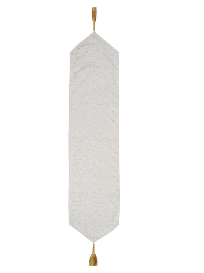AtozHomeDecor Cotton Linen Table Runner | Printed & Embroidered | 14x72" / 16x72"