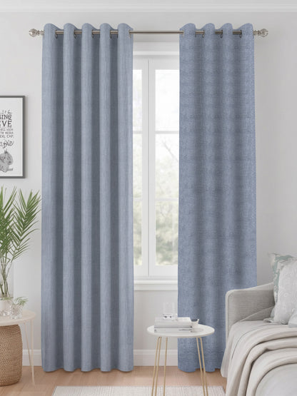 Atoz Home Decor Modern Textured 80% Blackout Curtains (Custom & Readymade)