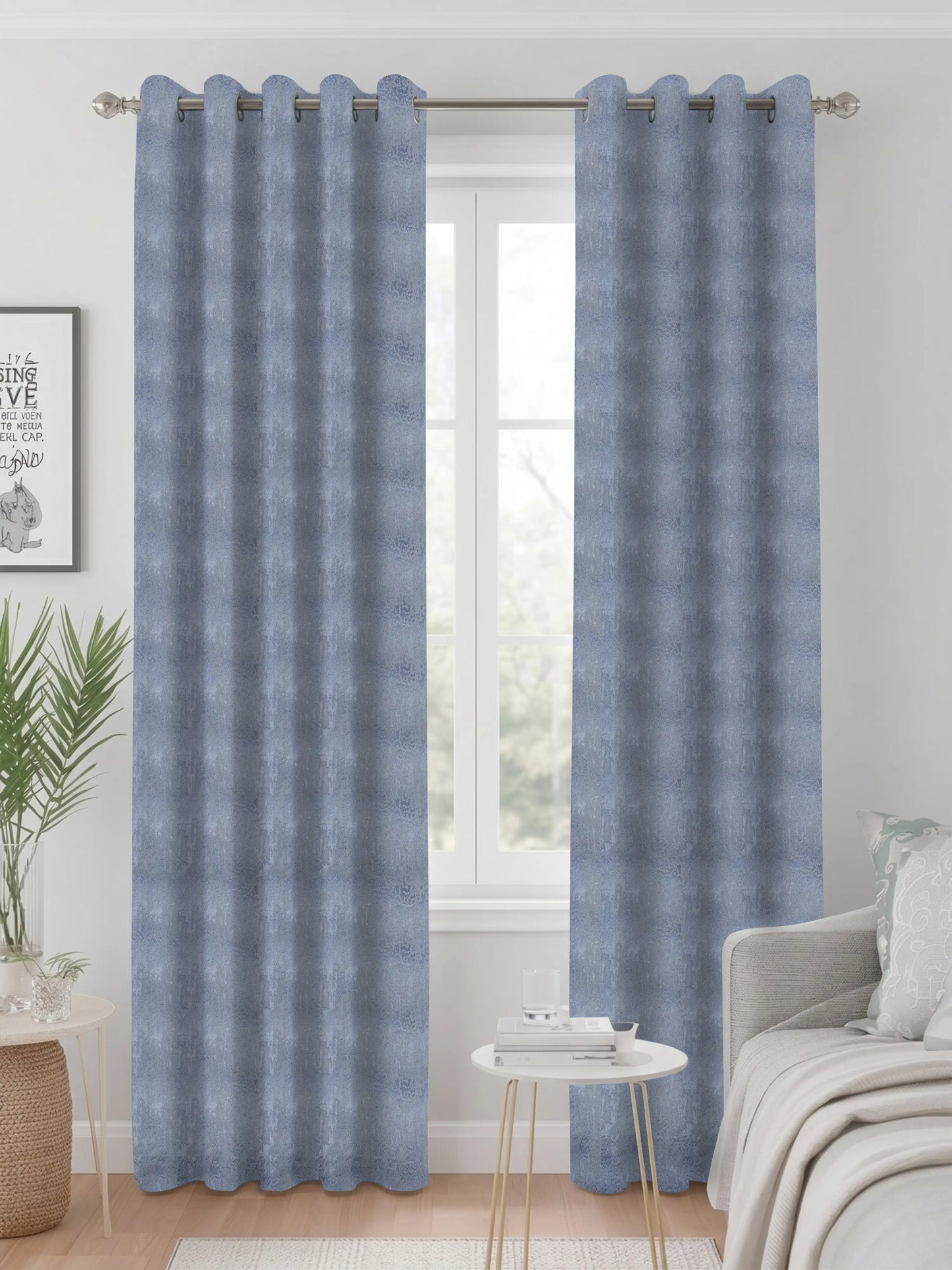 Abstract Venetian Stucco Darkout Curtains – Custom & Readymade