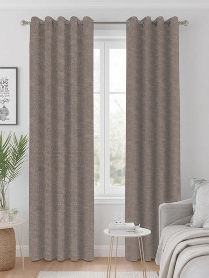 Atoz Home Decor Modern Textured 80% Blackout Curtains (Custom & Readymade)