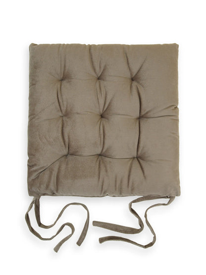 Atoz Home Decor Tufted Chair Pad with Tie Straps | Thick 14x14" Seat Cushionps