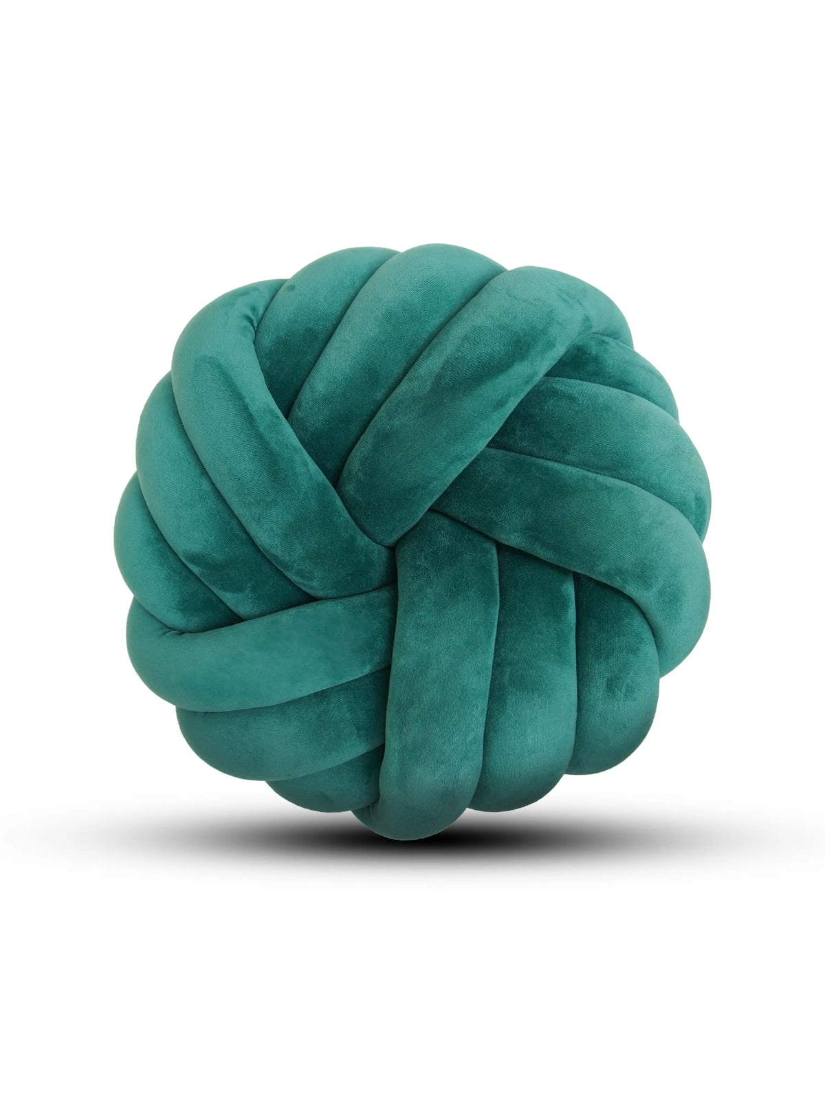 Round Knotted Cushion Ball Pillow – Soft Decorative Sofa & Bed Accent