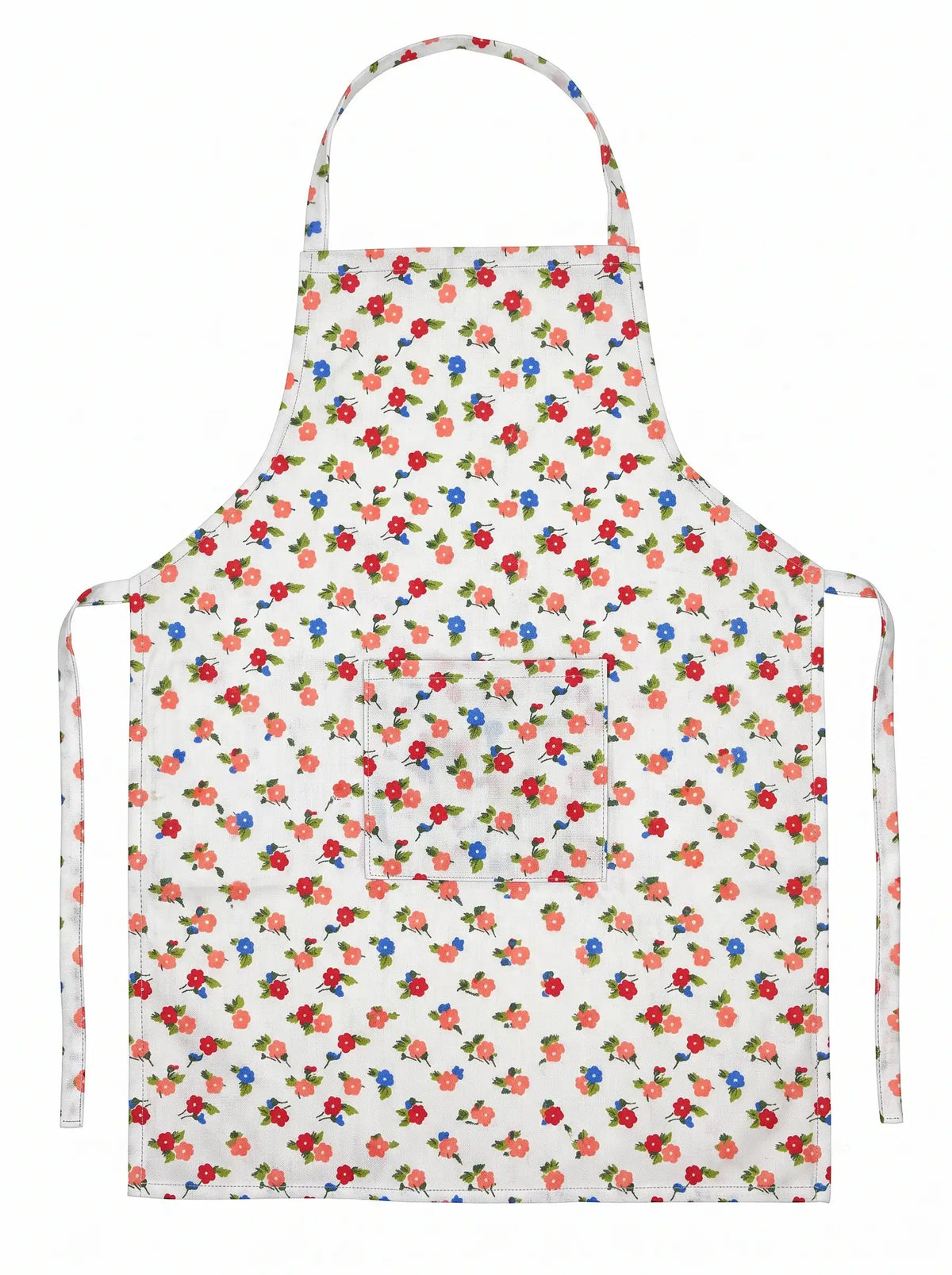 AtoZ Printed Kitchen Cooking Apron with Pocket & Waterproof Backing
