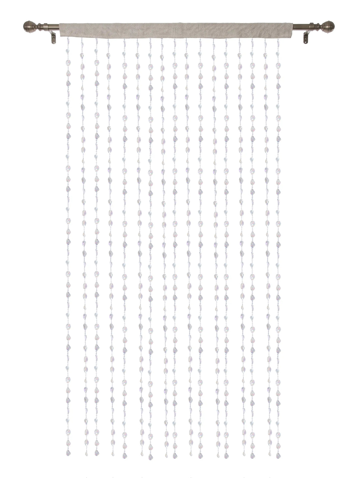 Atoz Home Decor Leaf Beaded Room Divider Curtain |4x7 ft.