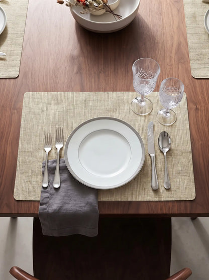 Freelance Textured Table Placemats | Pack of 6 Washable Table Mats (30x45 cm)