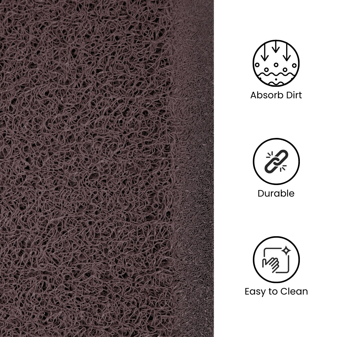 Premium PVC Noodle Anti-Skid Door Mat | Heavy-Duty Dirt Trapper