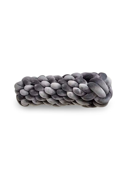 Knotted Bolster Cushion Pillow – Soft Decorative Support for Sofa & Bed