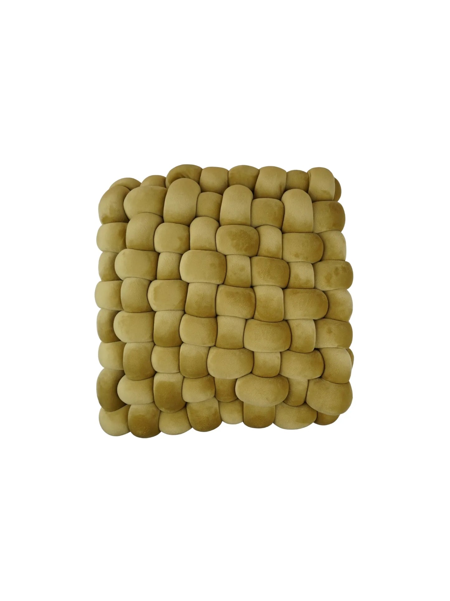 Square Knotted Cushion Pillow – Soft Decorative Accent for Sofa & Bed