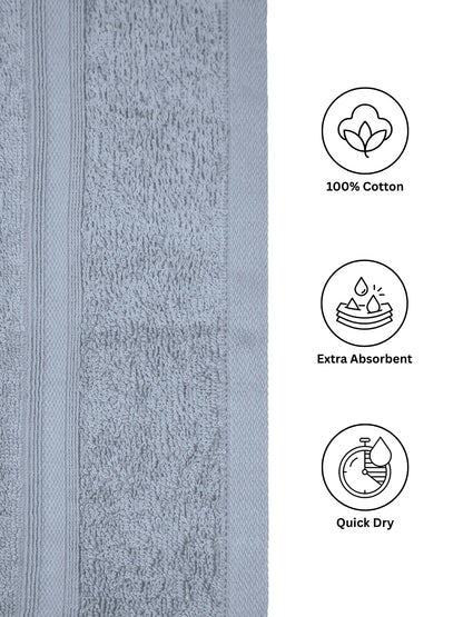 AtoZ Home Decor Home Essential 100% Cotton Hand Towels Pack of 2 (40x60 CM)
