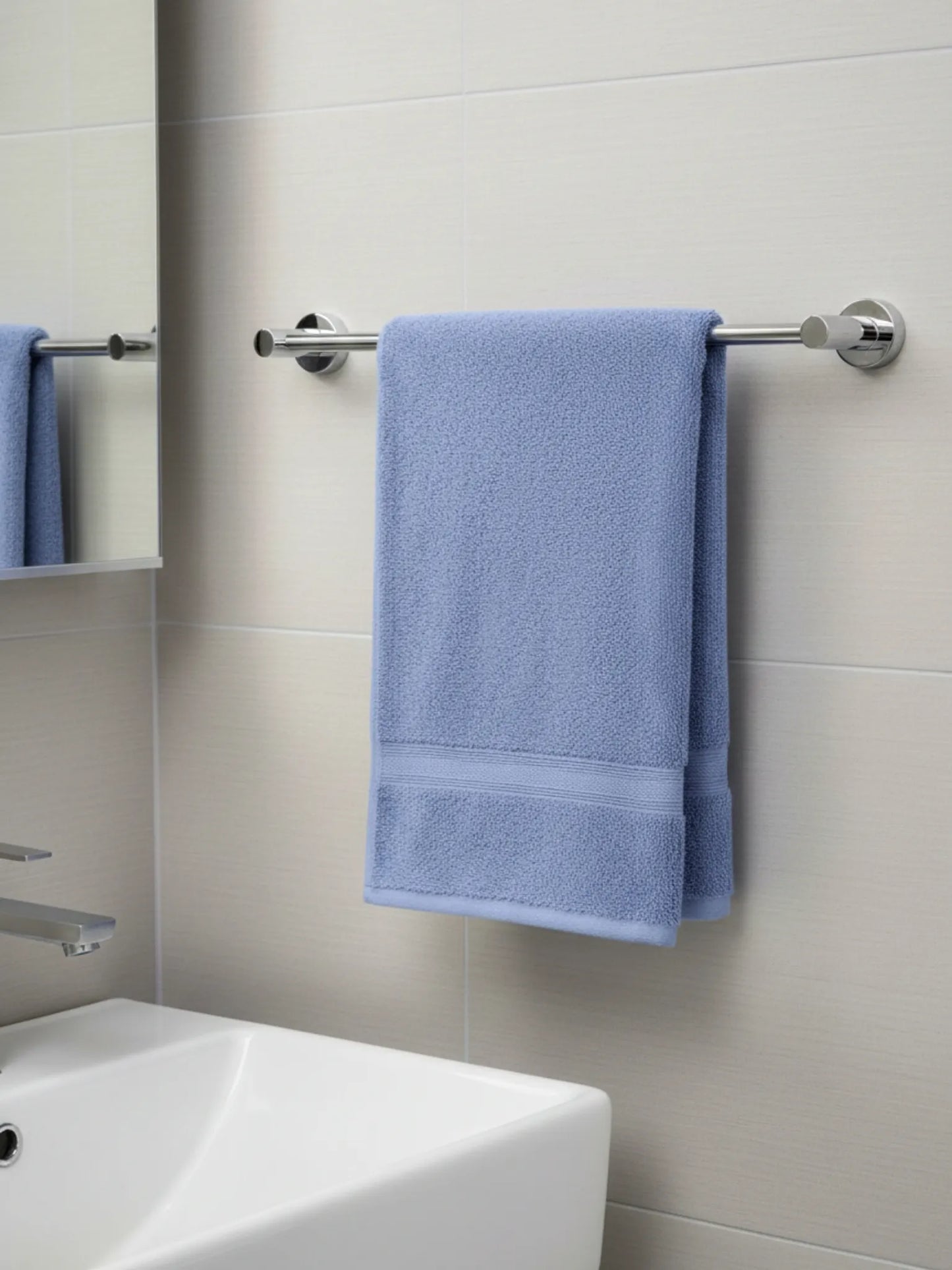 AtoZ Home Decor Home Essential 100% Cotton Hand Towels Pack of 2 (40x60 CM)