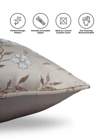 Floral Design Cushion Covers Soft Polyester (Set of 5)