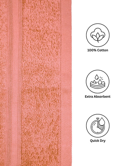 AtoZ Home Decor Home Essential 100% Cotton Hand Towels Pack of 2 (40x60 CM)