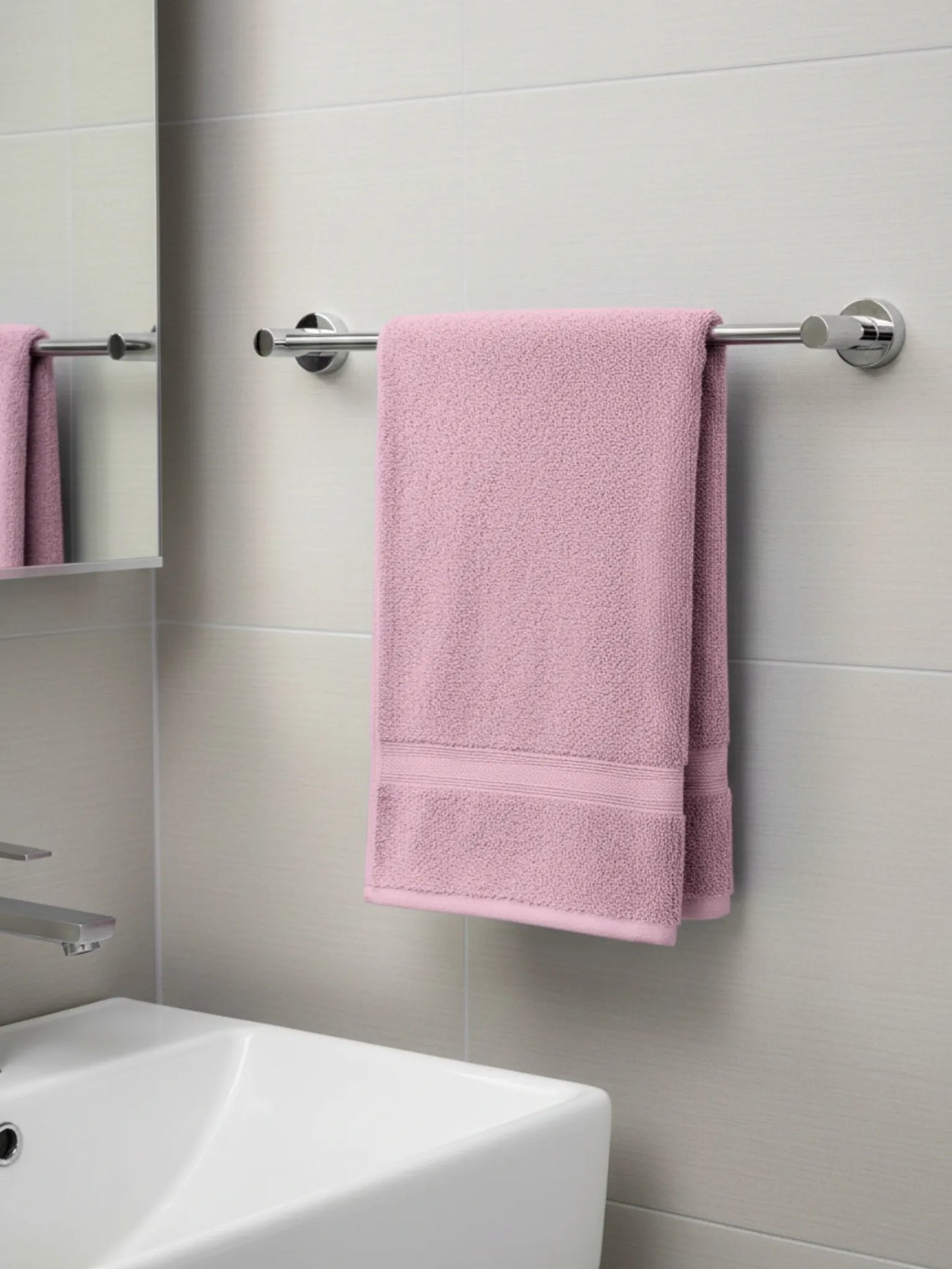 AtoZ Home Decor Home Essential 100% Cotton Hand Towels Pack of 2 (40x60 CM)