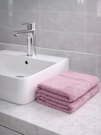 AtoZ Home Decor Home Essential 100% Cotton Hand Towels Pack of 2 (40x60 CM)