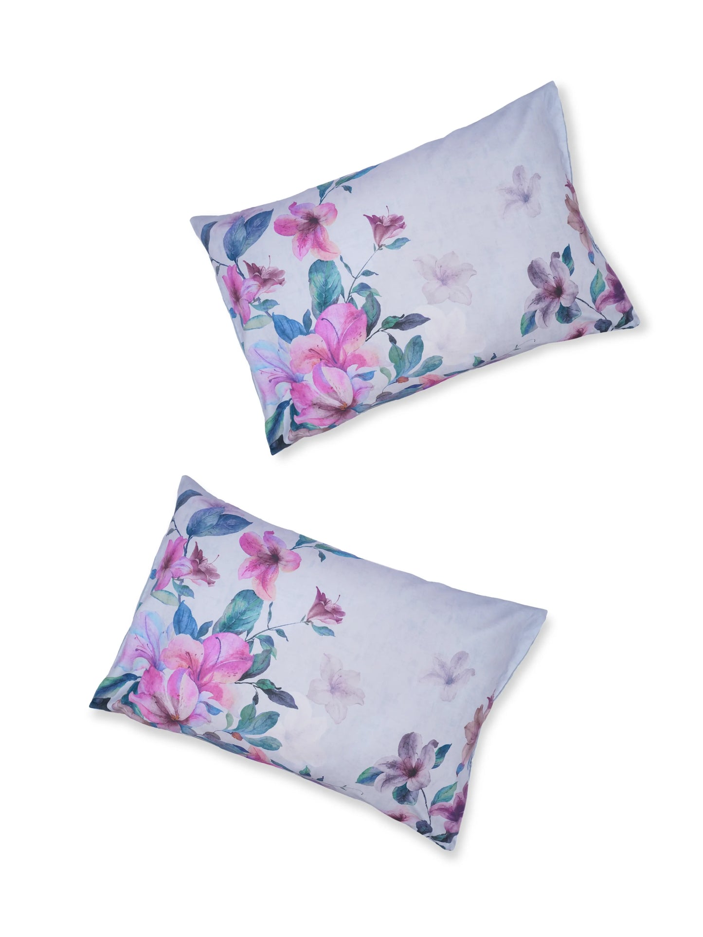 Bella Cotton Digital Motifs Queen Size Bedsheet Set (300 TC)