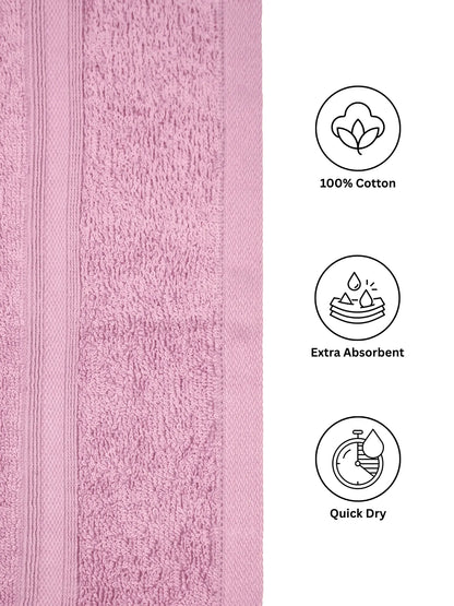 AtoZ Home Decor Home Essential 100% Cotton Hand Towels Pack of 2 (40x60 CM)