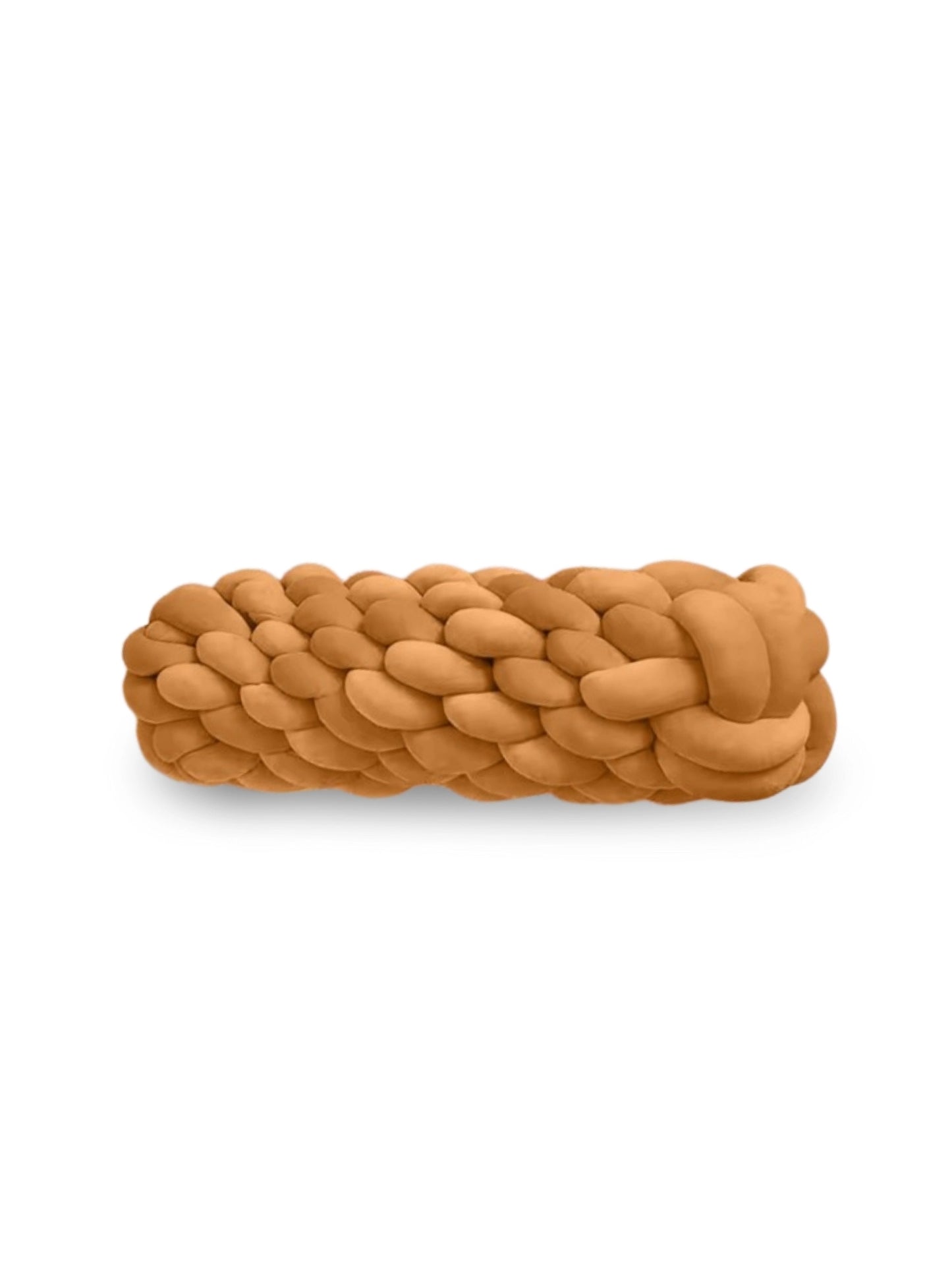 Knotted Bolster Cushion Pillow – Soft Decorative Support for Sofa & Bed